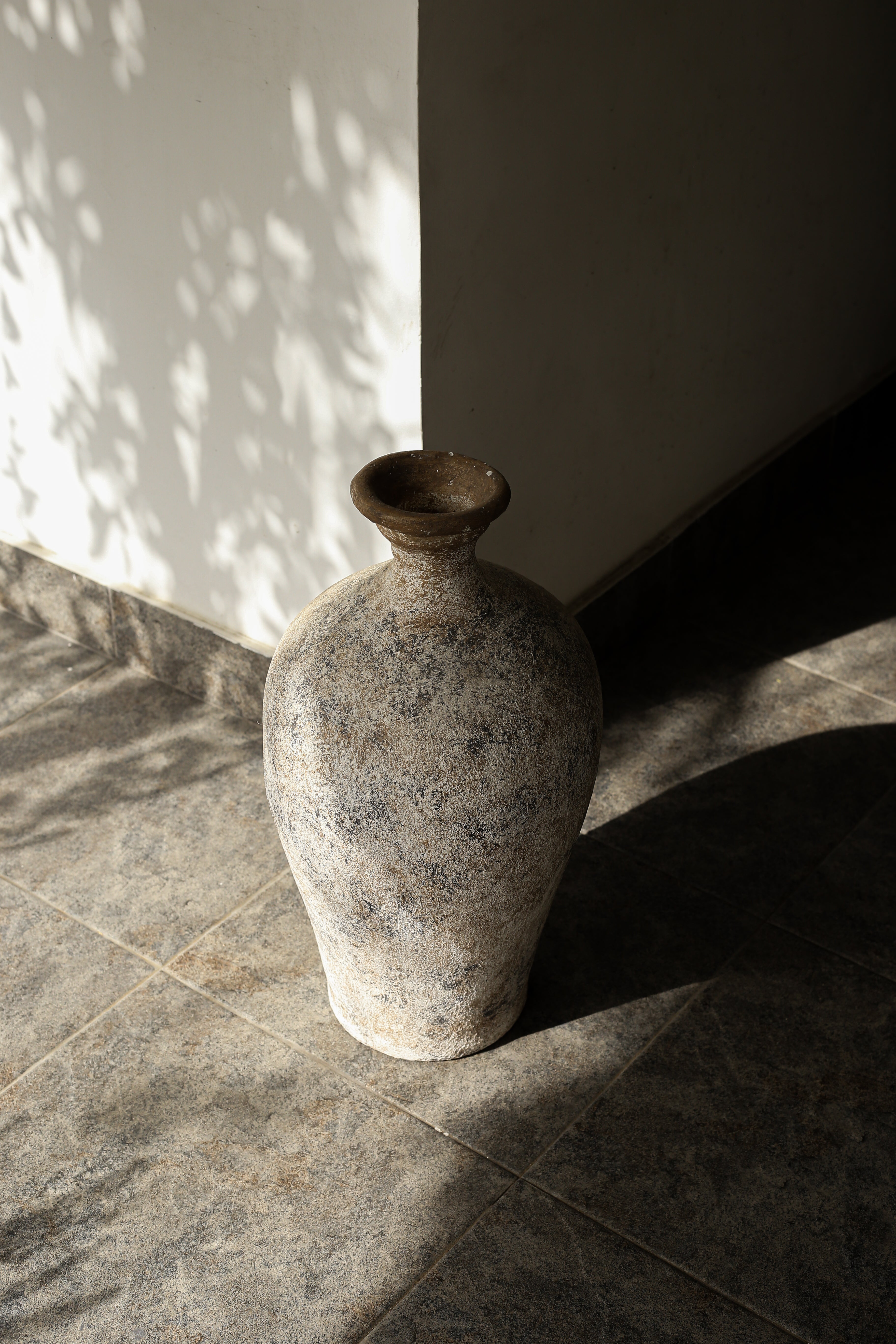 Ivory Bottle Neck Vase