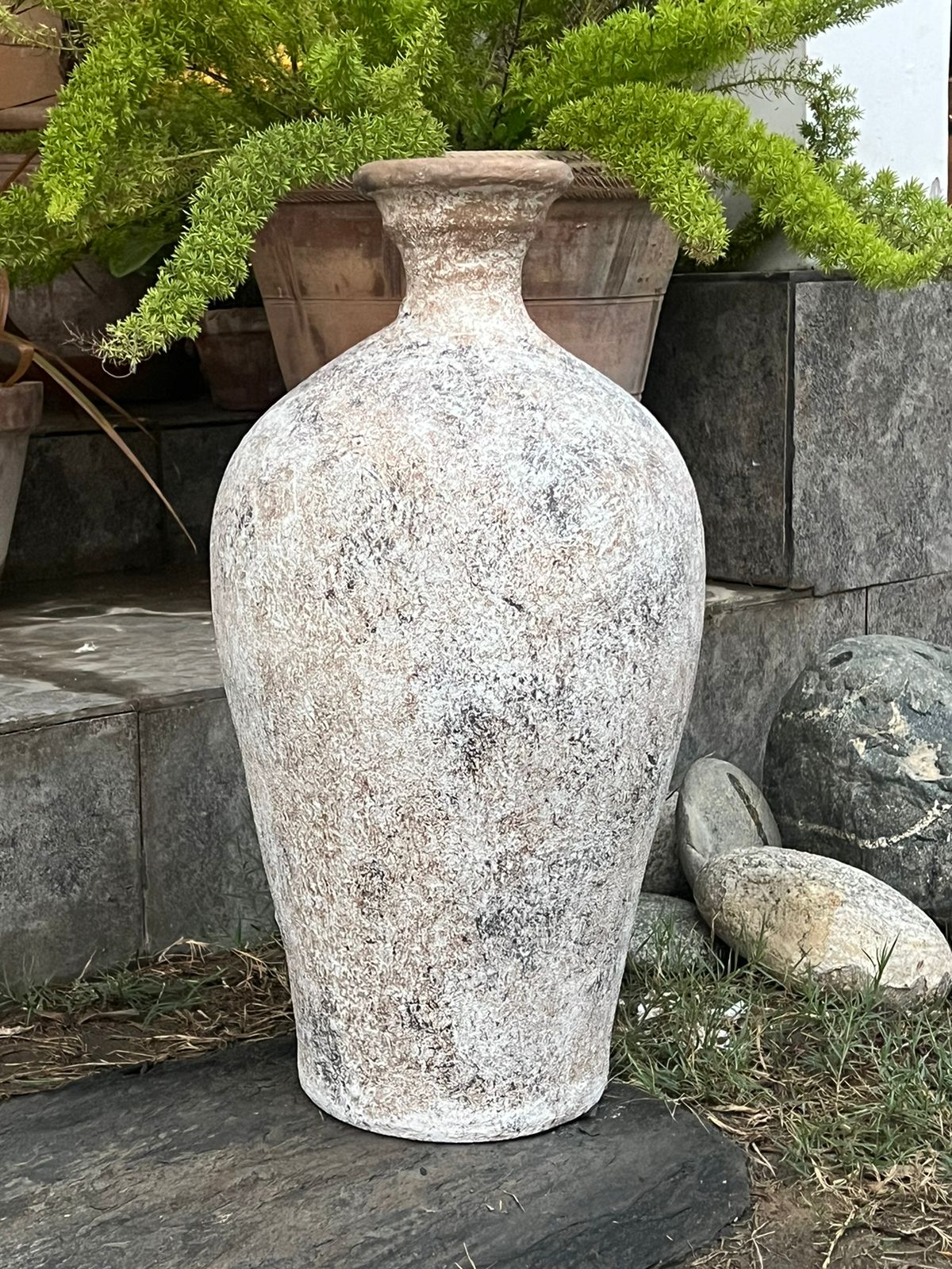 Ivory Bottle Neck Vase